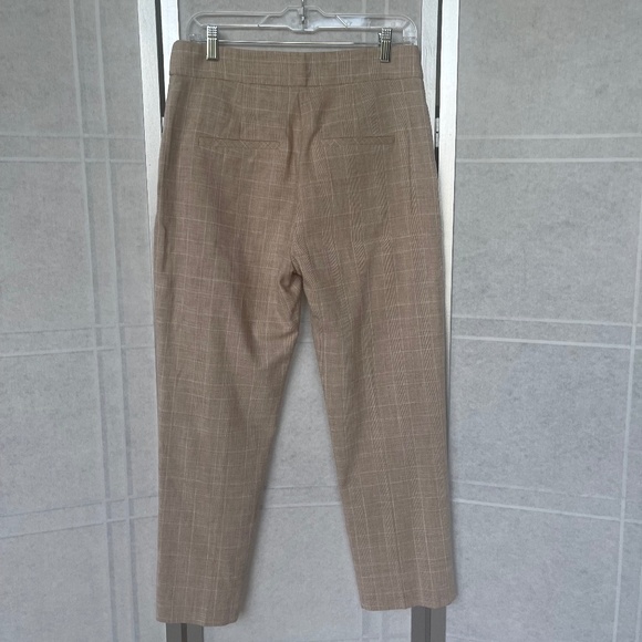 Veronica Beard Beige Plaid Renzo Pants sz 8 - Picture 3 of 9